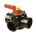 Praher 1.5 - 2 in. 3 Port Valve Socket PR35190